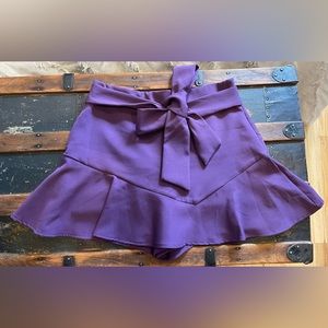 Purple Mini Skort